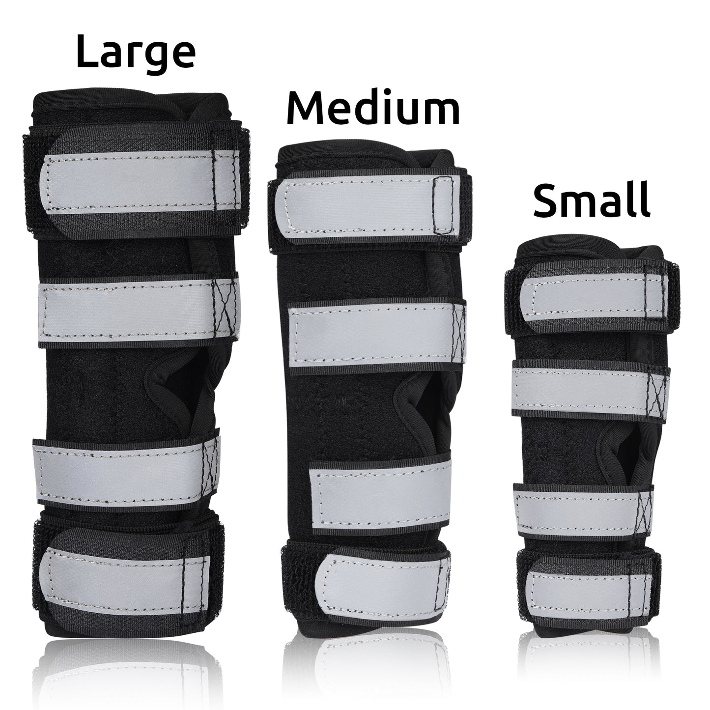 NUTUCH Dog Leg Brace | Dual Metal Strips and Safety Reflective Straps | Hock Brace for Back Legs | Joint Compression Wrap for Recovery, Support Hind Legs Injuries, Sprain Injury Protection