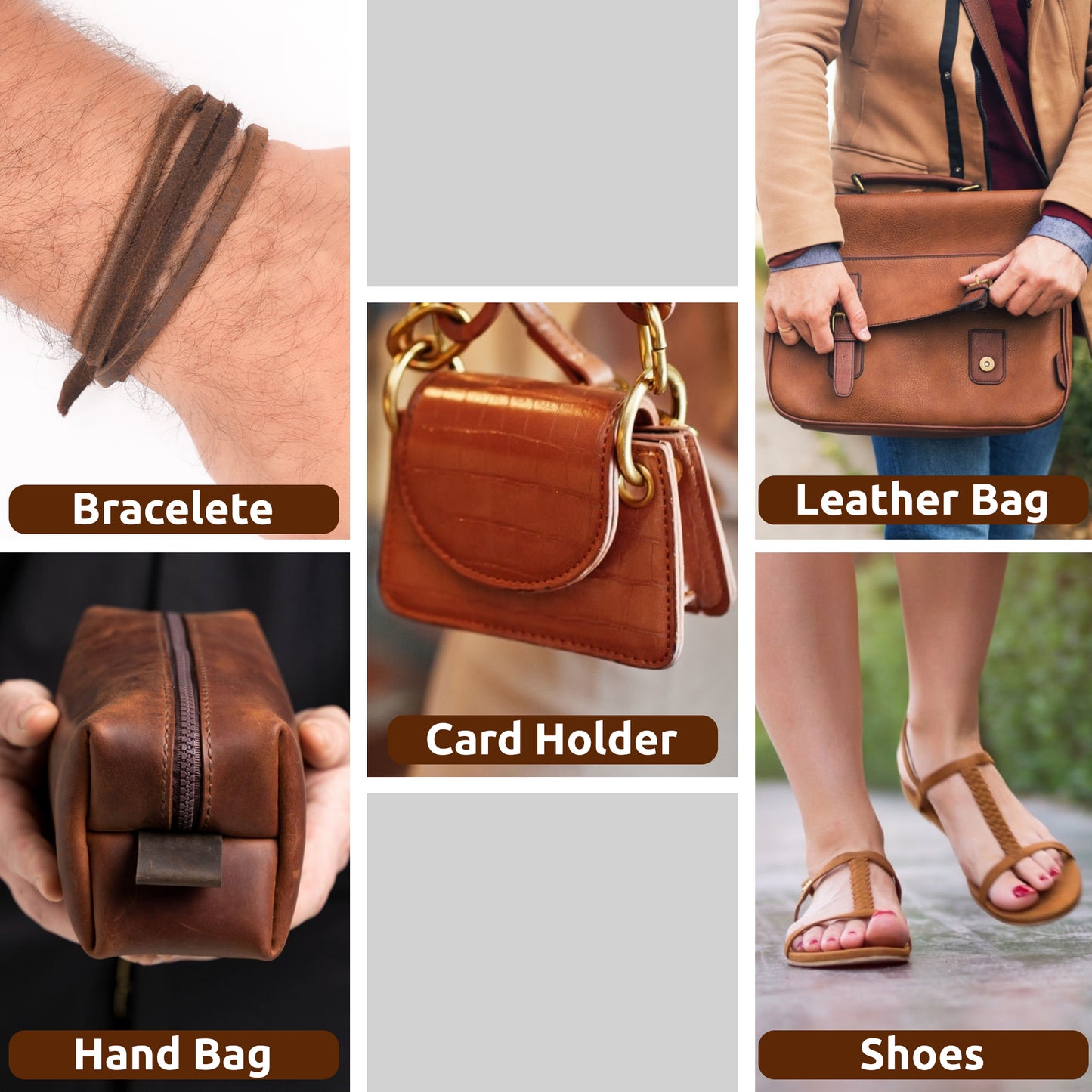 NUTUCH Genuine Leather Sheets for Crafts | 4 Sheets | Leather Crafting Sheet Leatherworking Arts | 12" x 12" inches + 36" Leather Cord | NT-500-B-LS-12