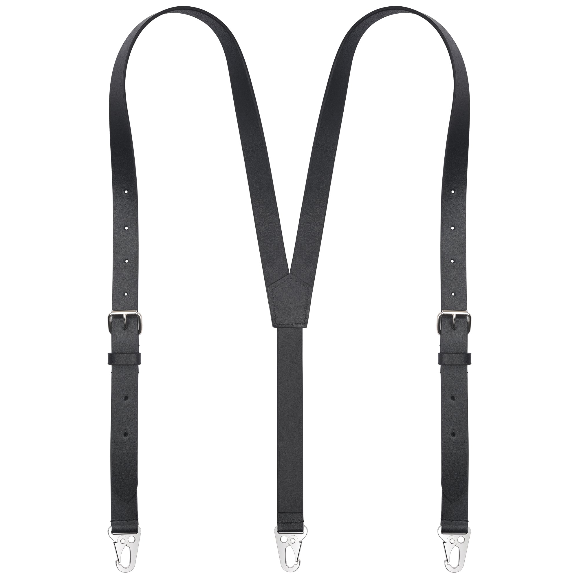 NUTUCH Genuine Leather Suspender for Men | Y Design Leather Suspenders