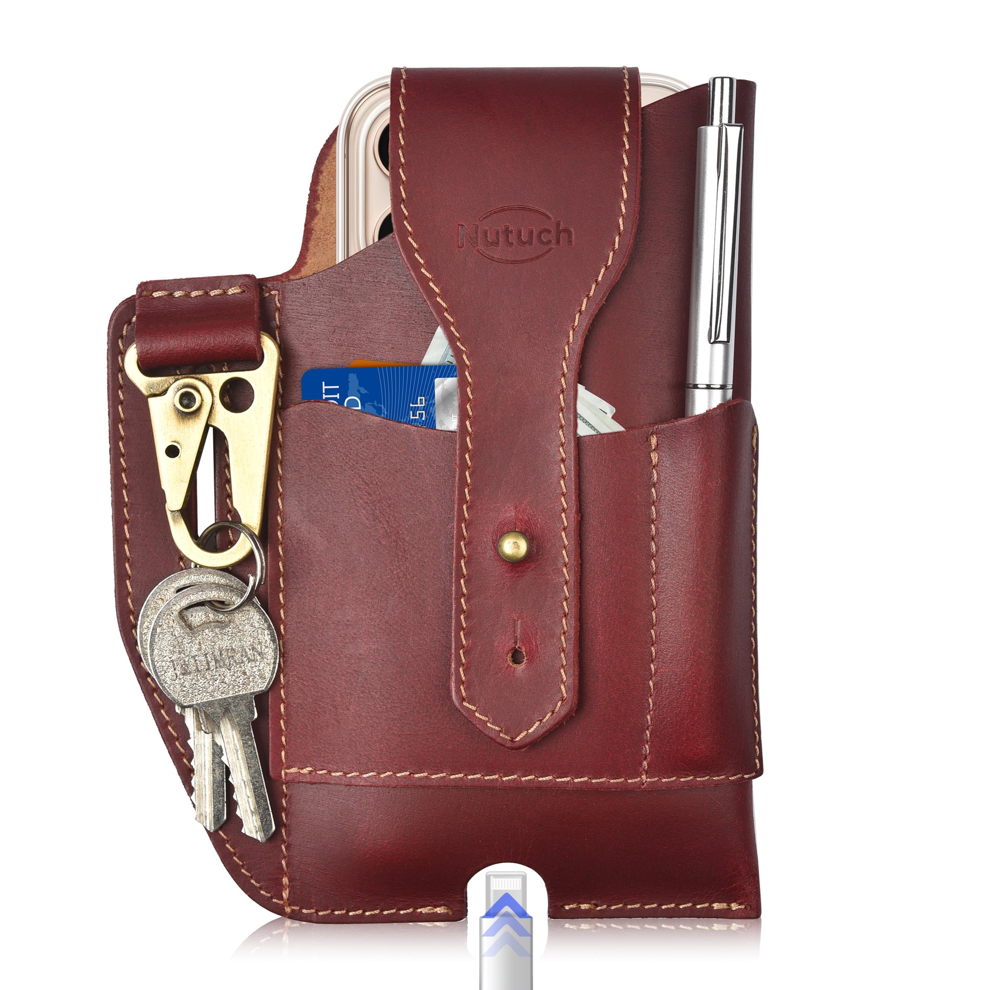 NUTUCH Genuine Leather Phone Holster NUTUCH Genuine Leather Phone Holster