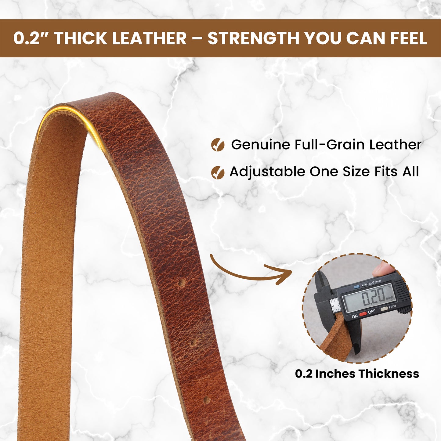 NUTUCH Grain Buffalo Leather Suspender for Men | Vintage Suspenders | Leather Braces | Western Heavy Duty Dress Suspender men NT-607-S