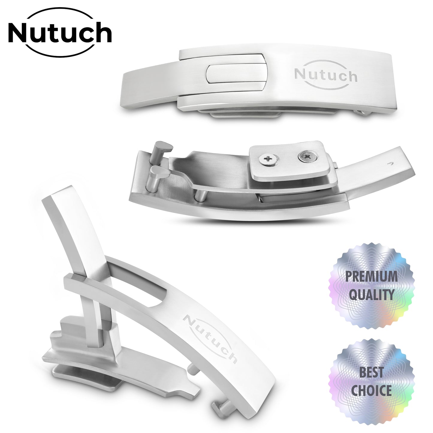 NUTUCH Lever Buckle Stainless Steel for Weightlifting Belts | Replacement Lever Buckle for Weight Lifting and Powerlifting Belts | NT-206-LV